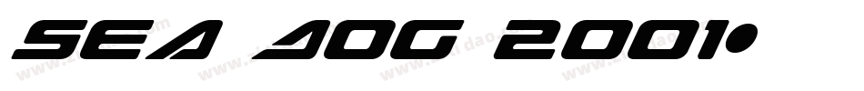 Sea Dog 2001字体转换